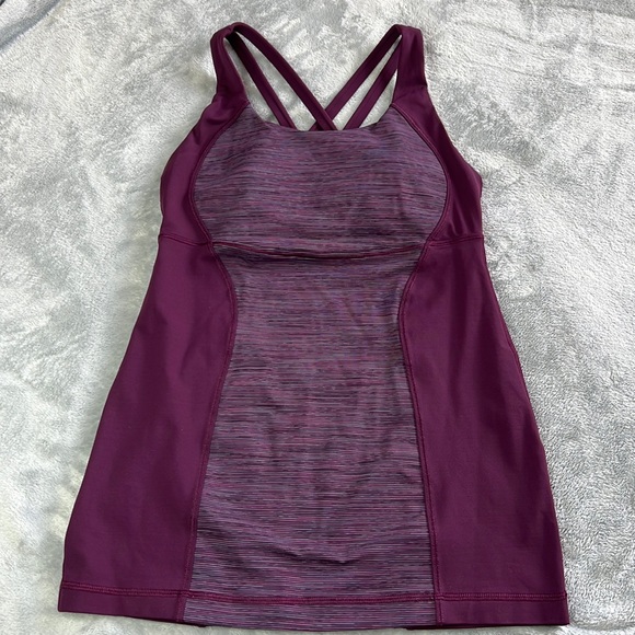 Lululemon Energy Tank Plum Size 4 - Picture 3 of 10